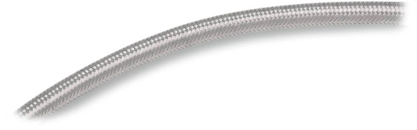 Goodridge - 202-06-25 - Braided Fuel/Oil Hose - Stainless Steel - 3/8" - 25'