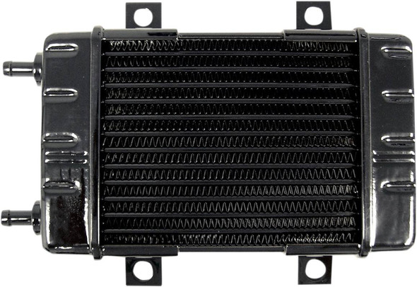 Jagg Oil Coolers - 3080 - Universal Oil Cooler - 14-Row - Gloss Black
