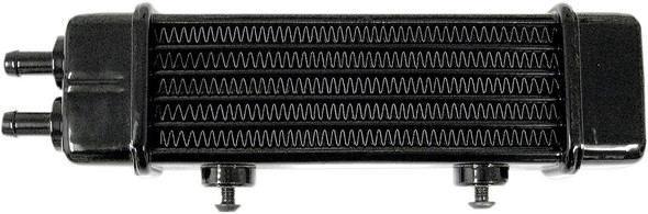 Jagg Oil Coolers - 3110 - Universal Oil Cooler - 6-Row - Gloss Black