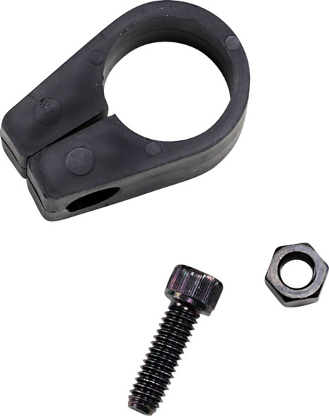 Jagg Oil Coolers - CL112 - Frame Clamp - Black - 1-1/8"