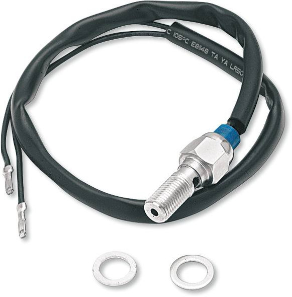 K&S Technologies - 12-0020 - Hydraulic Brake Light Switch - 3/8" - Chrome