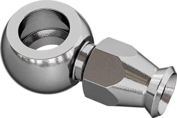 Goodridge - P5091-03C - Banjo - Straight - Short - 3/8" or M10 Long Bolt