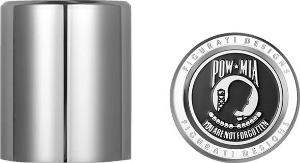 Figurati Designs - FD50-DC-2530-SS - Docking Covers - POW MIA - Short - Silver