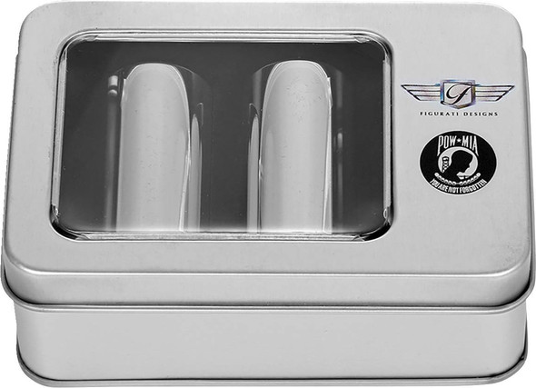 Figurati Designs - FD50-DC-2545-SS - Docking Covers - POW MIA - Long - Silver