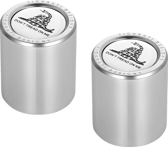 Figurati Designs - FD40-DC-2730-SS - Docking Covers - Don't Tread On Me - Silver