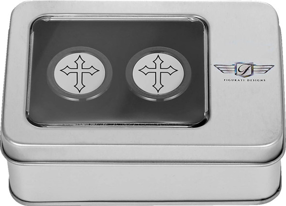 Figurati Designs - FD41-DC-2730-BK - Docking Hardware Covers - Cross Black