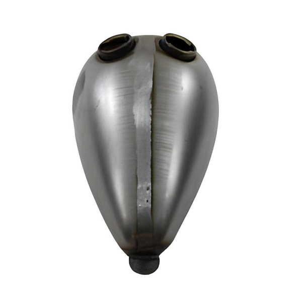 V-Twin Axed Alien Gas Tank - 2.2 Gallon - Dual Cap