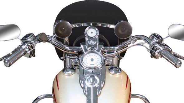 J & M - MHAS-BLU3 - Self-Amplified Speaker Kit - Handlebar Mount - Bluetooth
