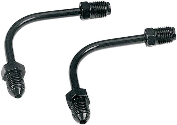 Goodridge - P691-03BK - Tube Adapter - 90° - Long - Black