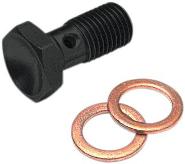 Goodridge - P775-03BK - Banjo Bolt - 3/8-24 - Single - Black