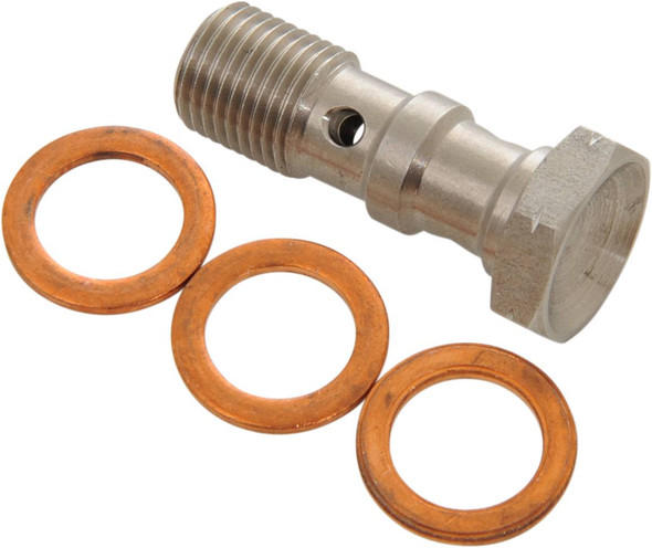 Goodridge - P993-03-31SC - Banjo Bolt - M10 x 1.0 - Double - Stainless Steel