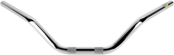 Flanders - 650-08075 - 1" Handlebar - Swept Back - Knurled - Dimpled - Chrome