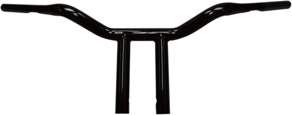 La Choppers - LA-7333-02B - 1-1/4" Super T Handlebar with Built-In Riser - Black