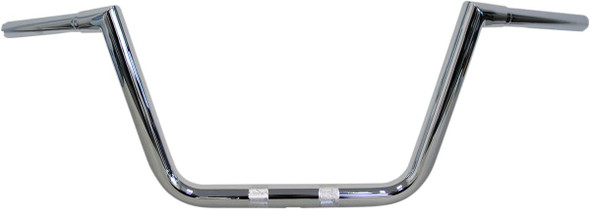 La Choppers - LA-7362-10 - 1-1/4" Twin Peaks Hefty Big Twin Handlebar - 10" - Chrome