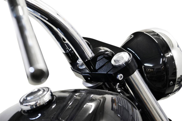 La Choppers - LA-7416-01B - Handlebar Riser Pullback Extension Kit - 1" - Black