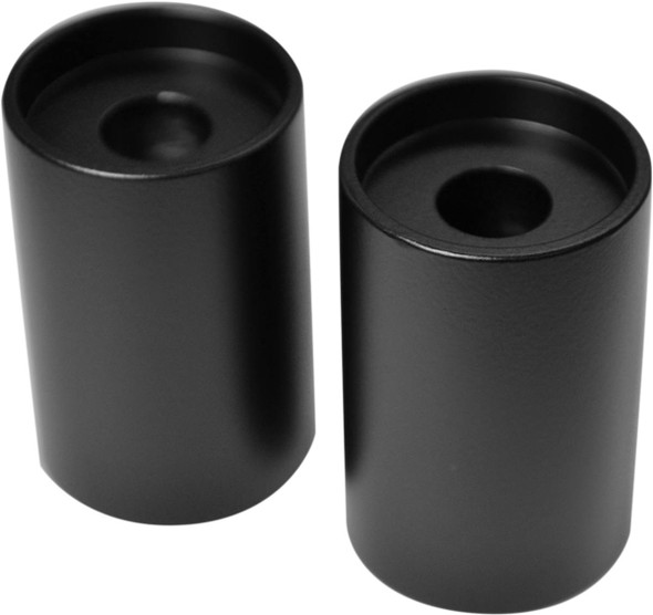 La Choppers - LA-7414-03M - Handlebar Riser Extensions - 2" x 1-1/4" - Flat Black