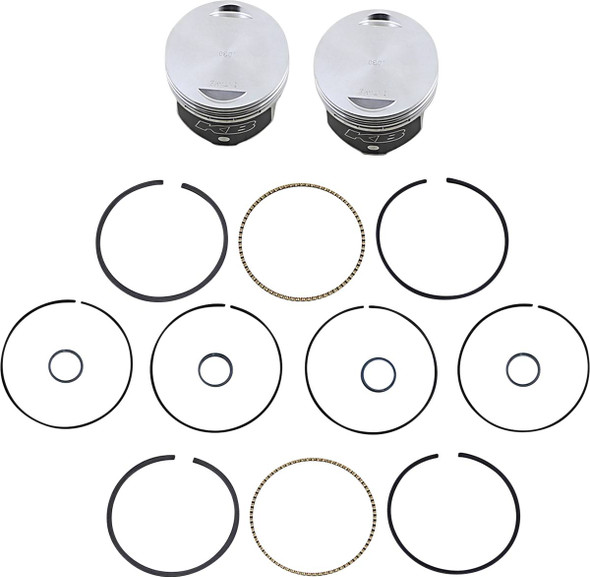 Kb Performance - KB425C.030 - Piston Kit - 3.750" +0.030" - 8.8:1 CR - 88" Twin Cam