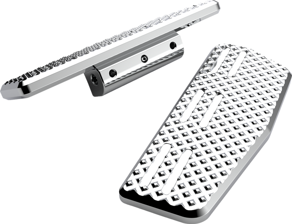 La Choppers - LA-P101-03C - Mini Floorboards - Passenger - Chrome