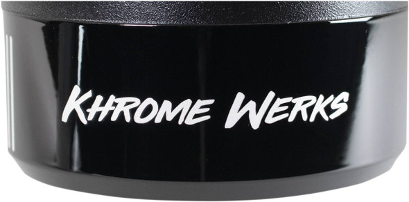 Khrome Werks - 200659P - 4-1/2" Klassic Tip - Right - Black Powdercoat