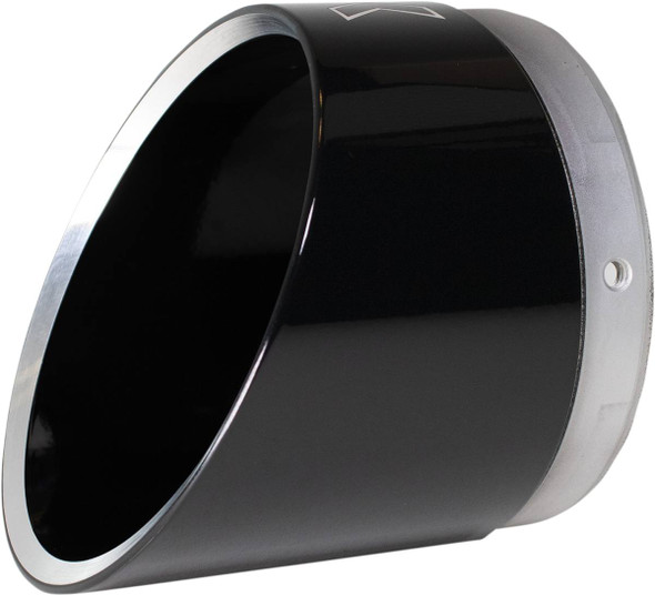 Khrome Werks - 200714P - Replacement End Cap - Edge - 4-1/2" - Black