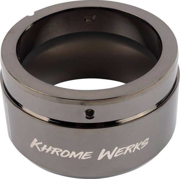 Khrome Werks - 201758P - 4-1/2" Klassic End Cap - Left Hand - Eclipse