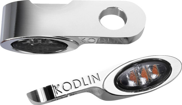 Kodlin Usa - K68511 - Turn Signal w/ Running Light - Universal - Chrome