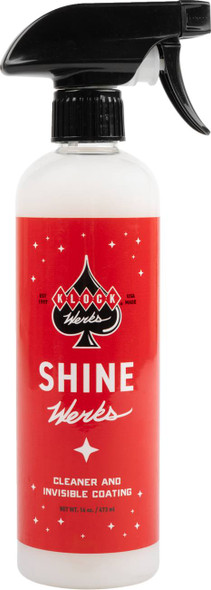Klock Werks - KWK-SHINE-16OZ - Shine Werks Cleaner - US fl 16 oz.