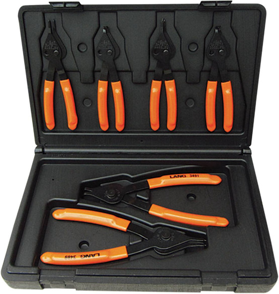 Lang Tools - 3497 - Plier Snap Ring Set - 6-Piece