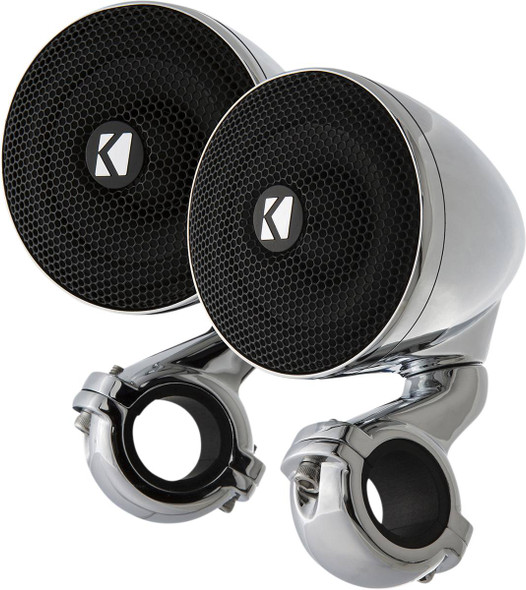 Kicker - 47PSM32 - Mini Speakers - 2 ohm - Chrome