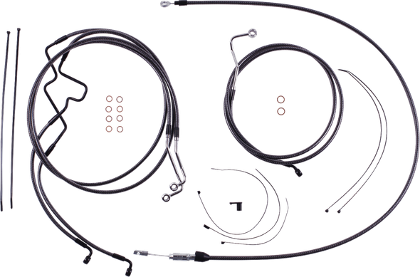 Magnum Shielding - 7871215 - KARBONFIBR Designer Handlebar Installation Kit - 10" - '21-'23 FLTR