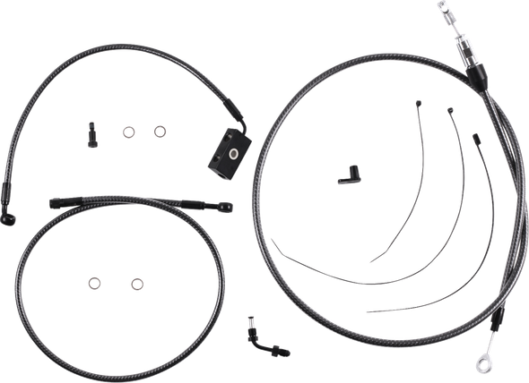 Magnum Shielding - 7871256 - KARBONFIBR Designer Handlebar Installation Kit - 6" - '18-'24 Softail