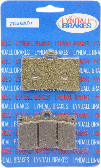 Lyndall Racing Brakes Llc - 7138-GPLUS - Brake Pads - Gold+ Brembo