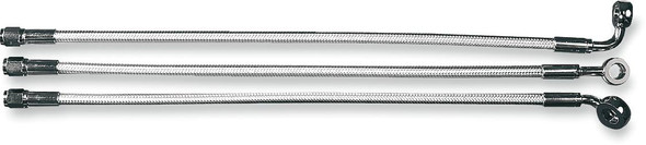 Magnum Shielding - 37635 - Brake Line - 10 mm-90° - 35" - Sterling Chromite II