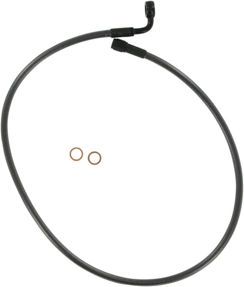 Magnum Shielding - 47231 - Brake Line - 10 mm/90° - 31" - Black Pearl