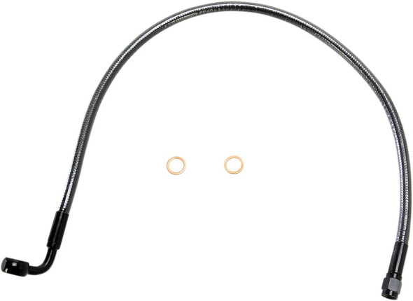 Magnum Shielding - AS47222 - Brake Line - 10 mm-90° - 22" - Black Pearl