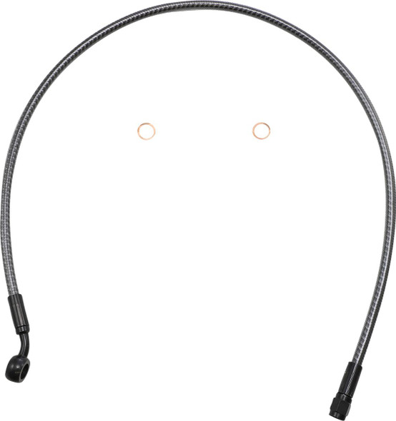 Magnum Shielding - 77129 - Brake Line - Front - 3/8" - 35° - 29" - KARBONFIBR