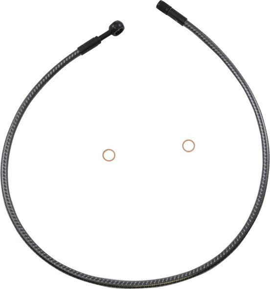 Magnum Shielding - AS77632 - Brake Line - Front - 10 mm - 180° - 32" - KARBONFIBR