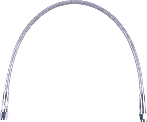 Magnum Shielding - SSC0500-26 - Universal XR Brake Line - 26" - Stainless w/ Chrome Fittings