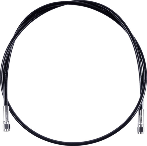 Magnum Shielding - SBC0500-70 - Universal XR Brake Line - 70" - Black w/ Chrome Fittings