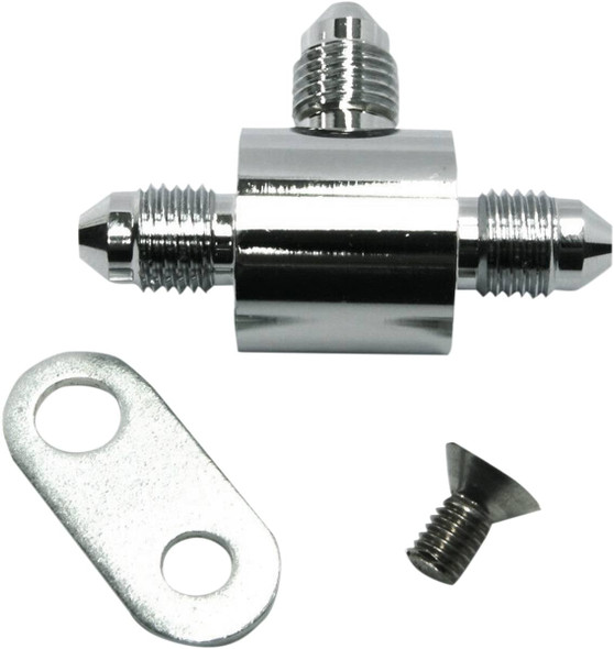 Magnum Shielding - 1703-982 - T-Block with Bracket - AN3 - Chrome