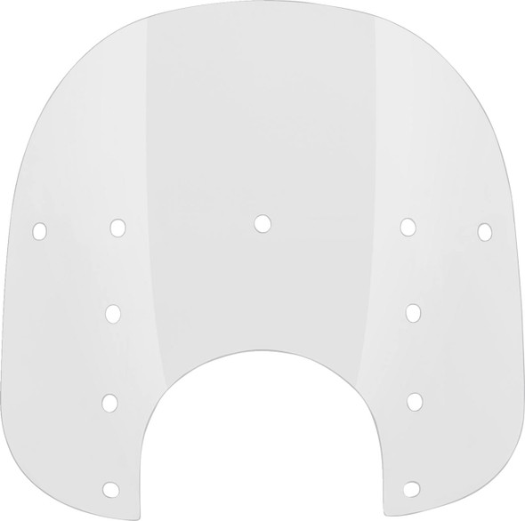 Memphis Shades - MEP3520 - Fats Windshield - 15" - 9" Headlight Cutout - Clear