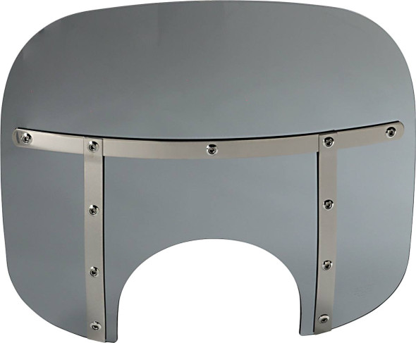 Memphis Shades - MEM35112 - Fats Windshield - 13" - Headlight - Black Smoke