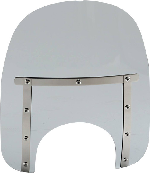 Memphis Shades - MEM41212 - Memphis Slim Windshield - 15" - 9" Headlight Cutout - Black Smoke