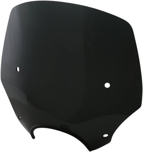 Memphis Shades - MEP5245 - El Paso Windshield - 15" - 7" Headlight Cutout - Dark Black Smoke