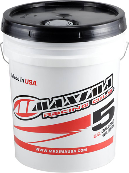 Maxima Racing Oil - 34505B - SynBlend Semi-Synthetic Oil - 10W-40 - 5 U.S. gal - Bucket