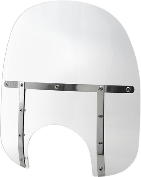 Memphis Shades - MEM3620 - Fats Windshield - 17" - Headlight - Clear