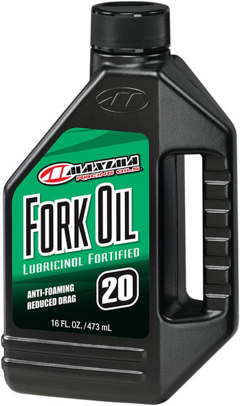 Maxima Racing Oil - 57916 - Fork Oil - 20wt - 16 U.S. fl oz.