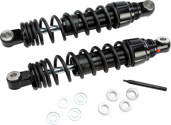 Racing Bros - Bazooka Rear Preload Adjustable Shocks - fits '91-'17 XL and '82-'94 FXR