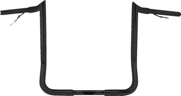 Paul Yaffe Bagger Nation - PYO:MBBPW-12 B - Pre-Wired Handlebar - Monkey Bar - 12" - Black