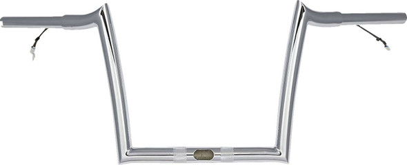 Paul Yaffe Bagger Nation - PYO:OEMPW-15L-10 C - Pre-Wired Handlebar - OEM - 10" - Chrome